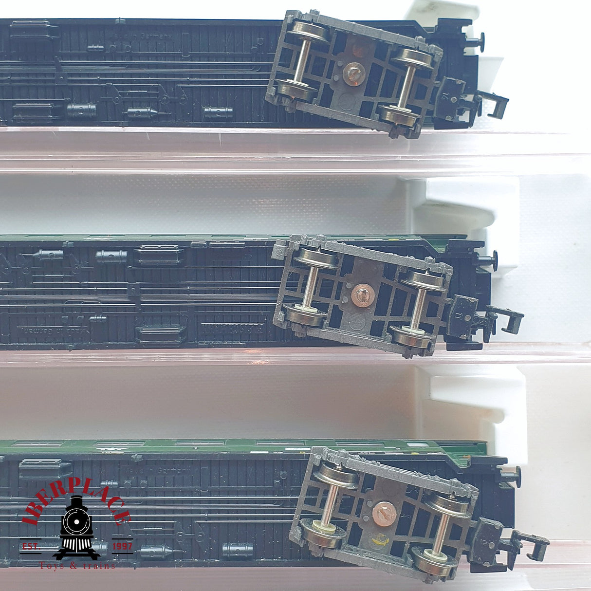 ♻️ 2 mano - Fleischmann 5x vagones pasajeros y equipaje DR clases 1-2-3 N escala 1:160 TEN06