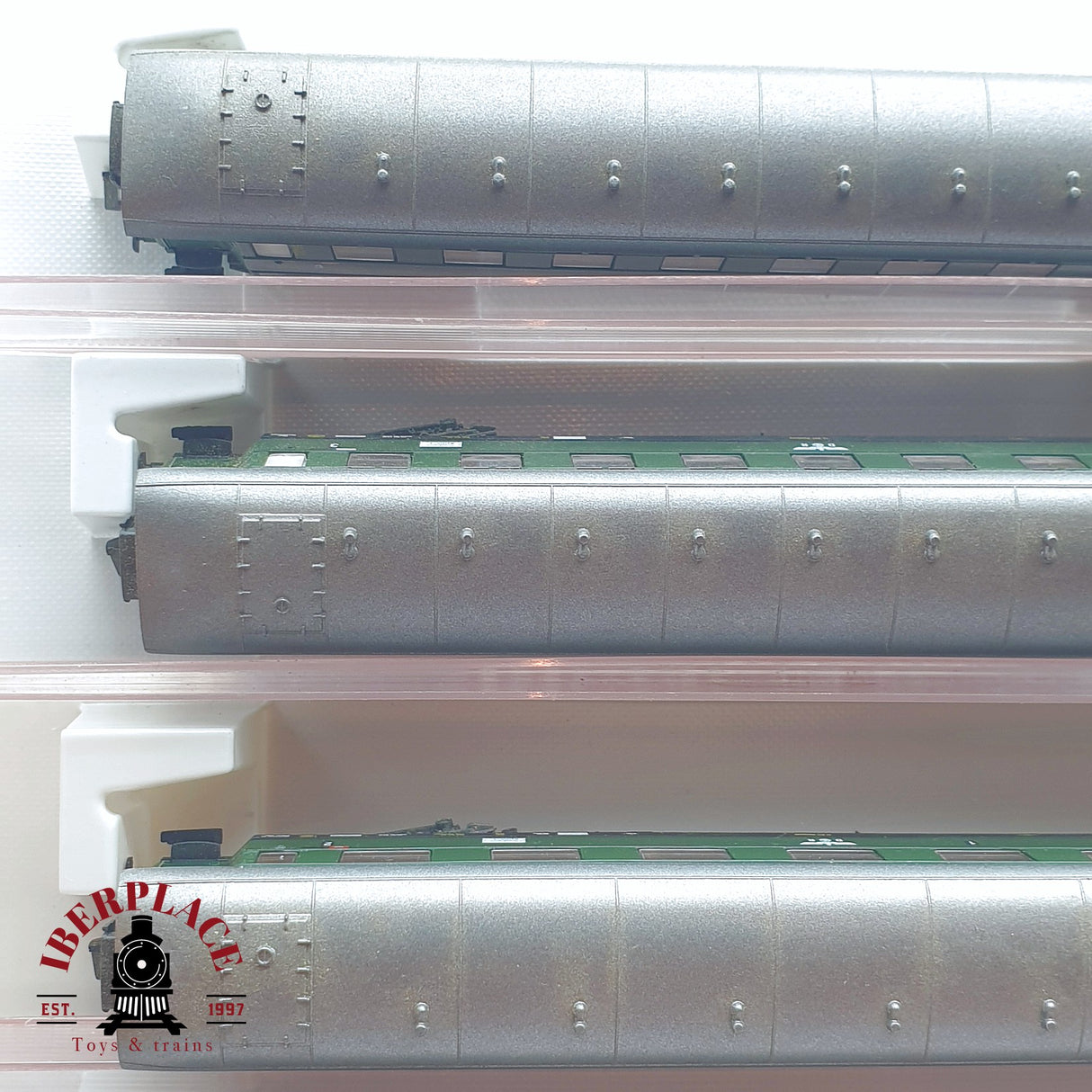 ♻️ 2 mano - Fleischmann 5x vagones pasajeros y equipaje DR clases 1-2-3 N escala 1:160 TEN06