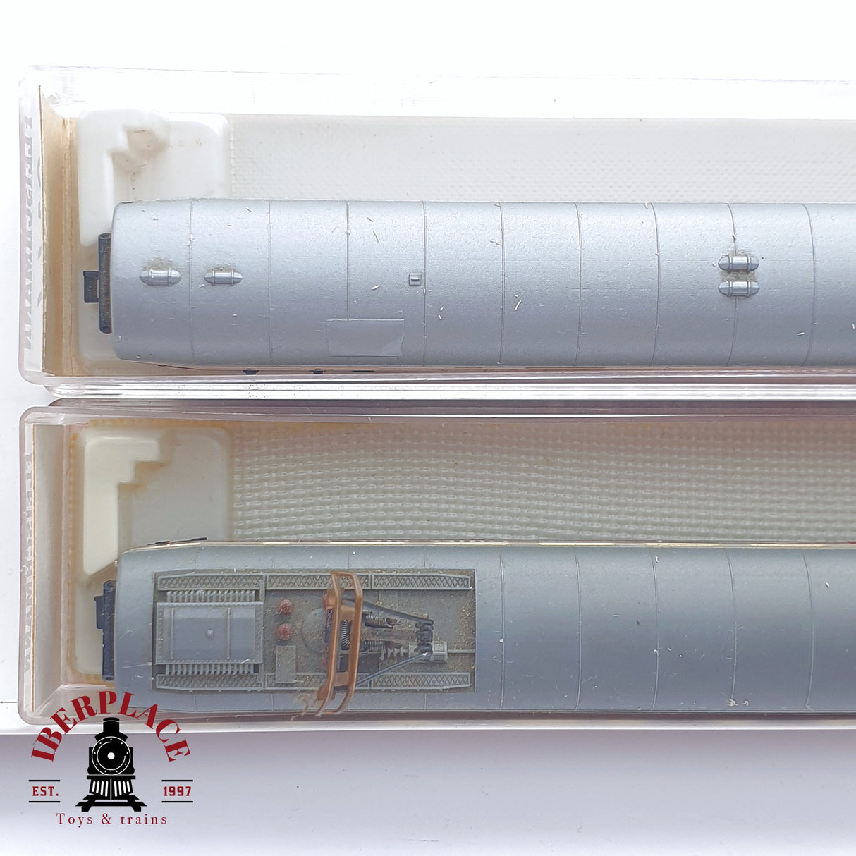 ♻️ 2 mano - Fleischmann 2x vagones pasajeros restaurante Quick Pick DB N escala 1:160 TEN06