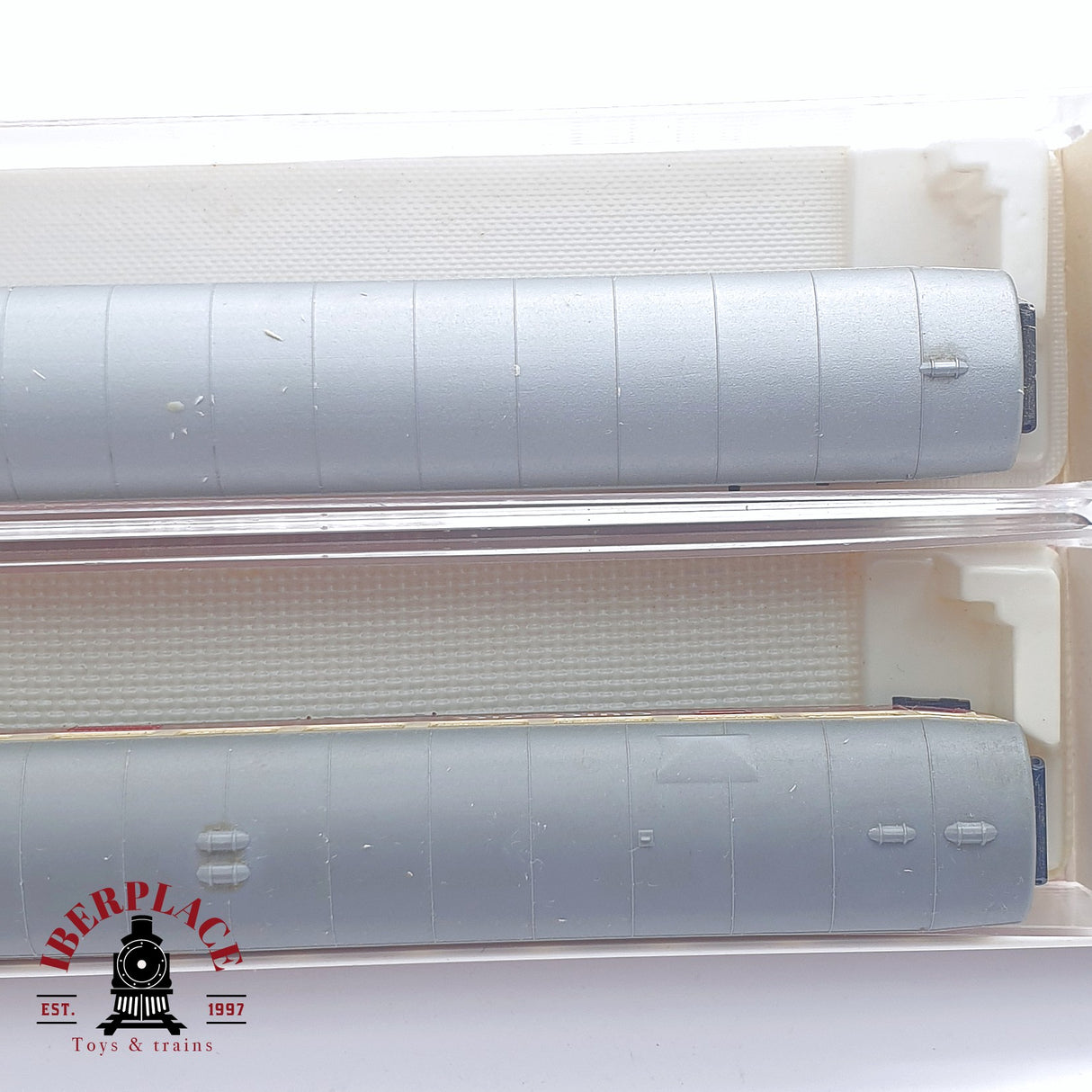 ♻️ 2 mano - Fleischmann 2x vagones pasajeros restaurante Quick Pick DB N escala 1:160 TEN06