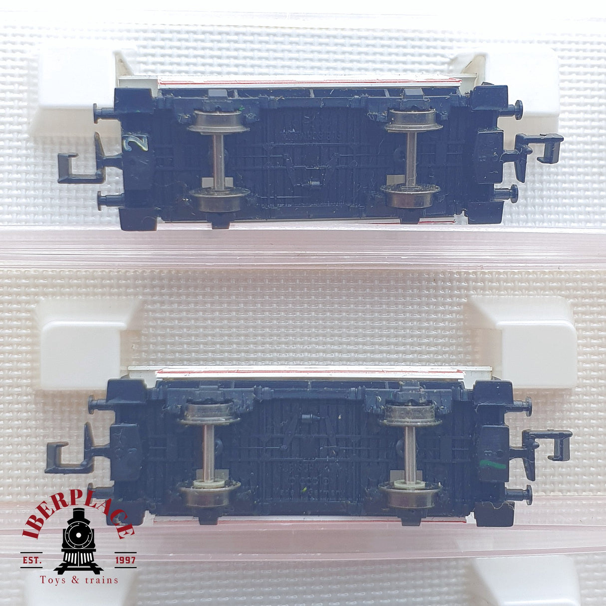 ♻️ 2 mano - Fleischmann 4x vagones pasajeros PZB 056 clase 2 N escala 1:160 TEN06