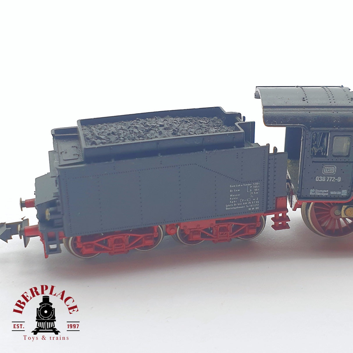 ♻️ 2 mano - Fleischmann 7160 Locomotora BR 038 DB N escala 1:160 TEN06