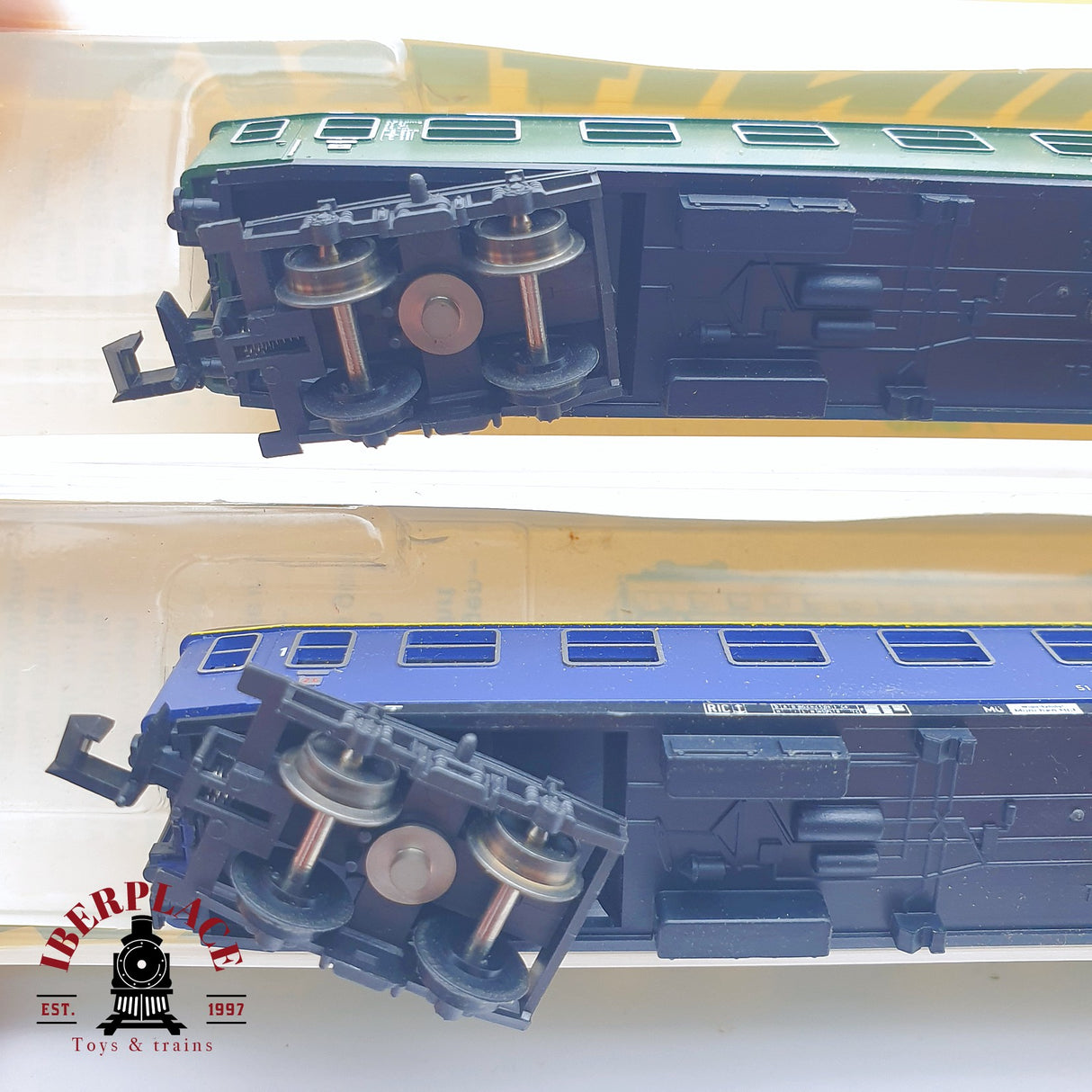 ♻️ 2 mano - Minitrix 5x vagones pasajero y equipaje clase 1-2 N escala 1:160 TEN06