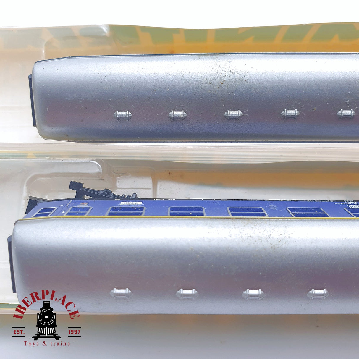 ♻️ 2 mano - Minitrix 5x vagones pasajero y equipaje clase 1-2 N escala 1:160 TEN06