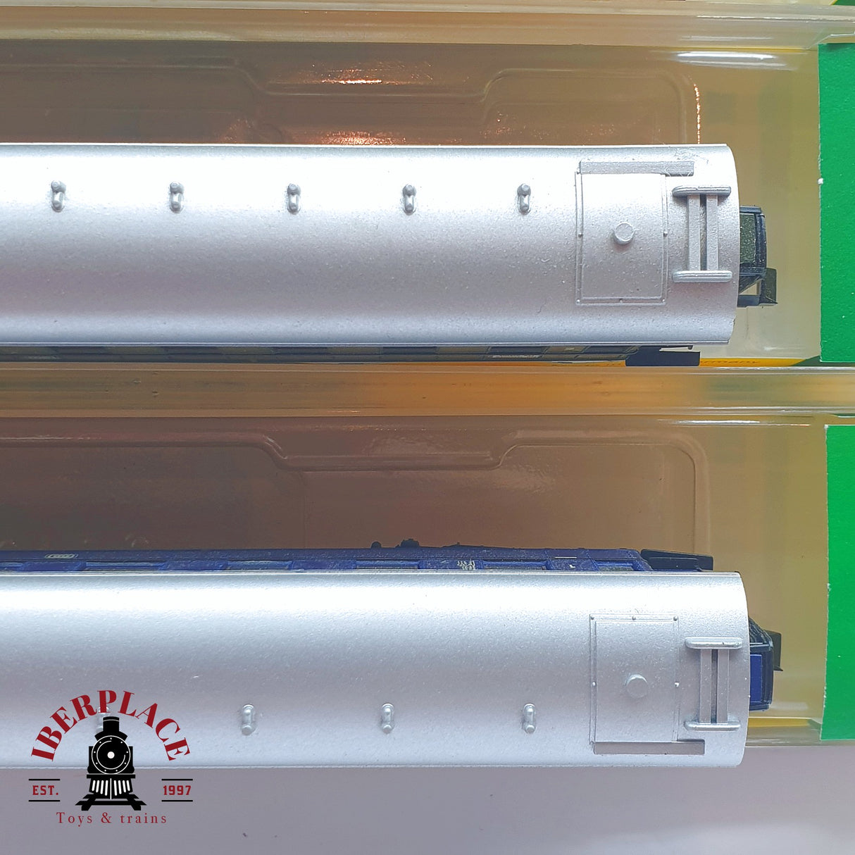 ♻️ 2 mano - Minitrix 3x vagones pasajeros y equipaje DB clases 1-2 N escala 1:160 TEN06