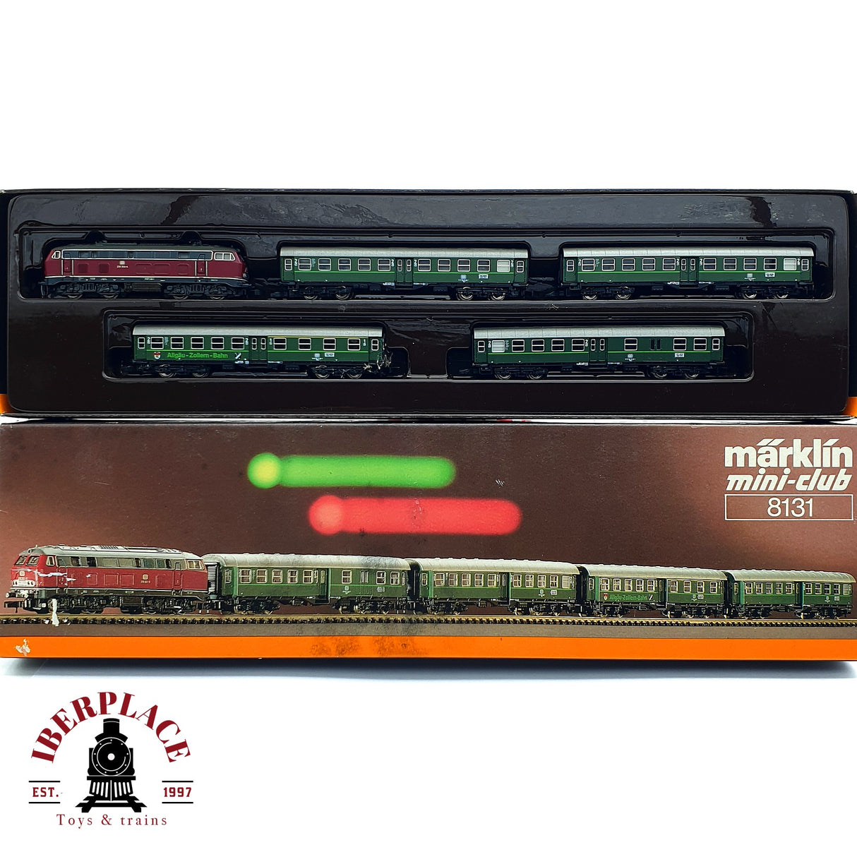 ♻️ 2 mano - Märklin 8131 set Locomotora BR 218 DB Z escala 1:220 EZ07