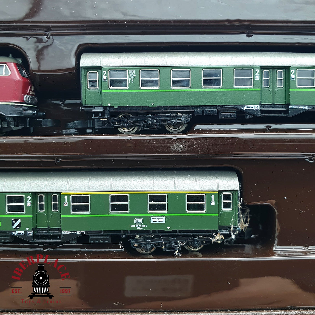 ♻️ 2 mano - Märklin 8131 set Locomotora BR 218 DB Z escala 1:220 EZ07