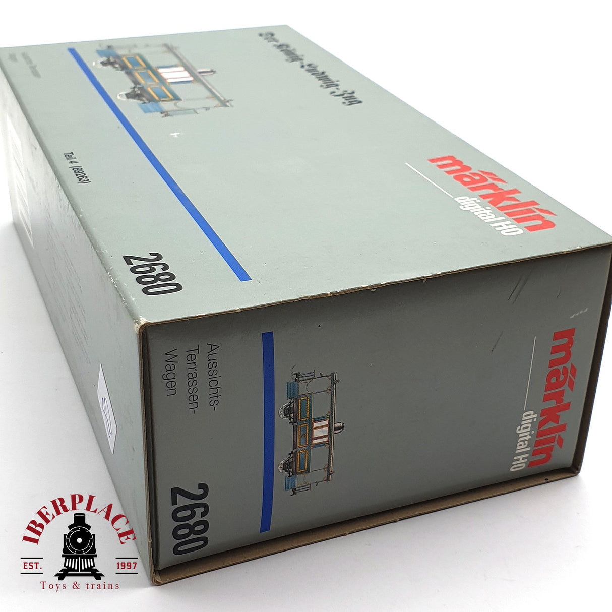 ♻️ 2 mano - Märklin 2680 Digital Aussichts Terrassen pieza 4 H0 escala 1:87 A107