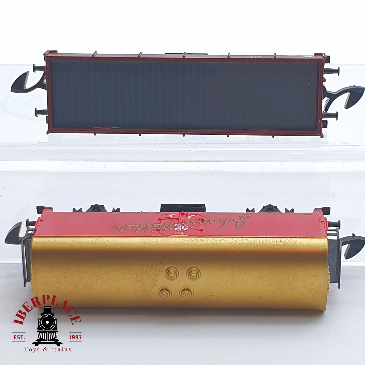 ♻️ 2 mano - Märklin 3x Locomotora BR 24 DB vagones mercancias DB Z escala 1:220 AN03