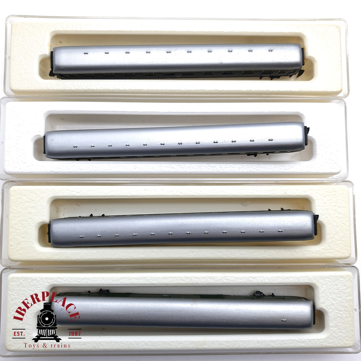 ♻️ 2 mano - Märklin 8x vagones pasajero y equipajes DB Z escala 1:220 EZ07