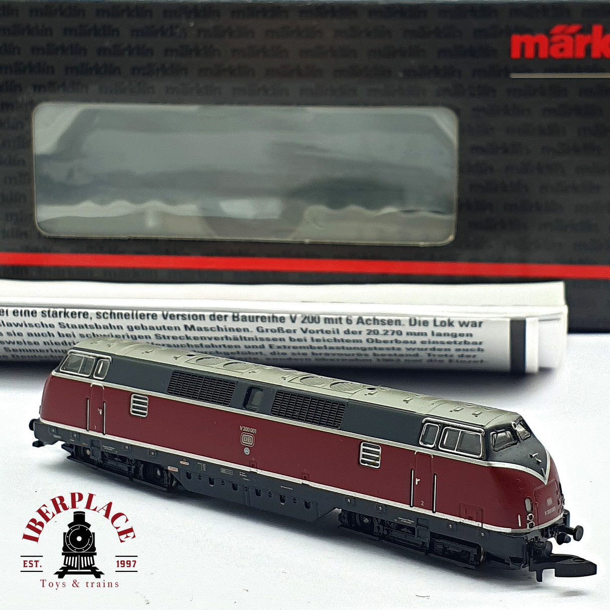 ♻️ 2 mano - Märklin 88300 Locomotora BR V300 DB Z escala 1:220 EZ07