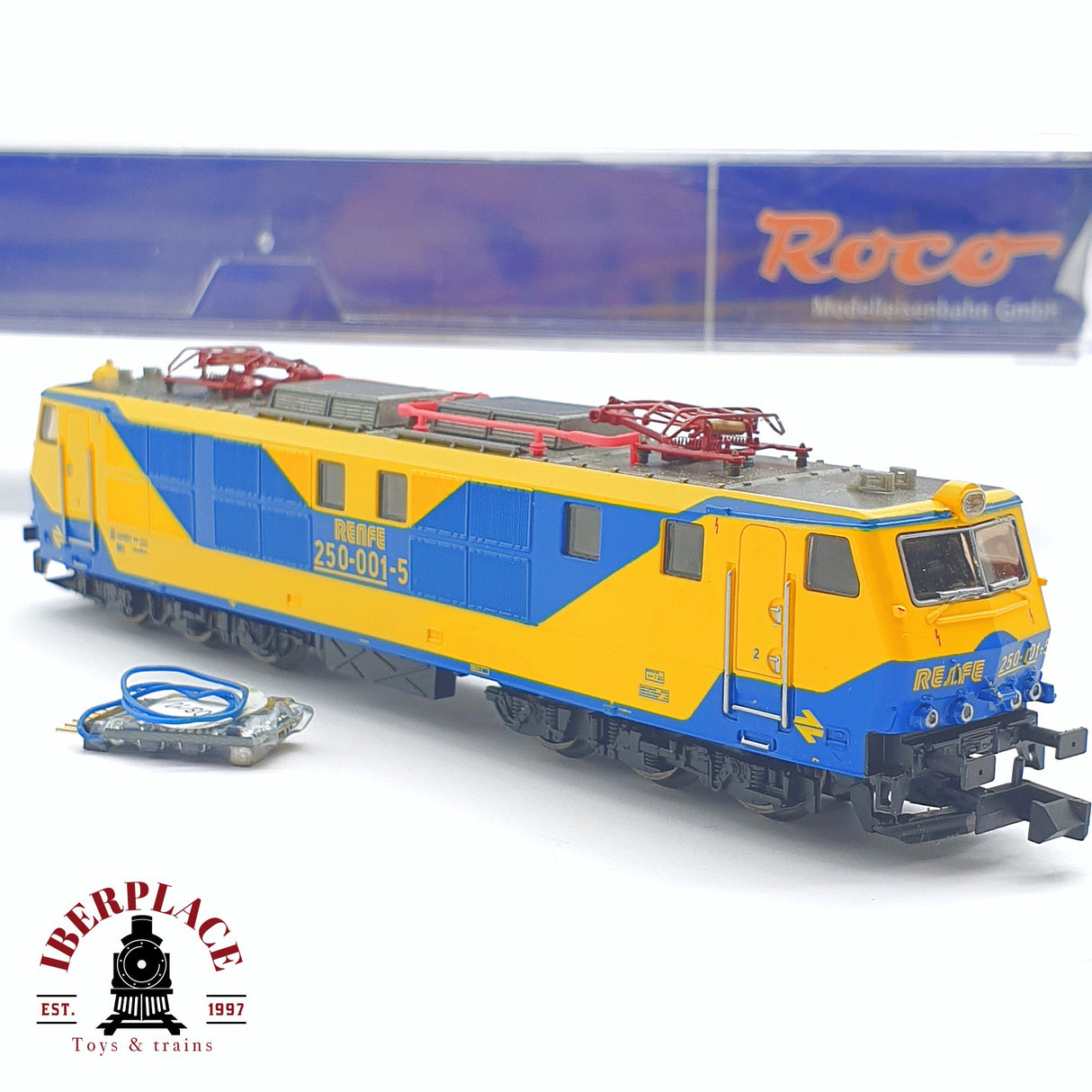 ♻️ 2 mano - Roco 23480 Locomotora RENFE 250-001-5 N escala 1:160 AN08