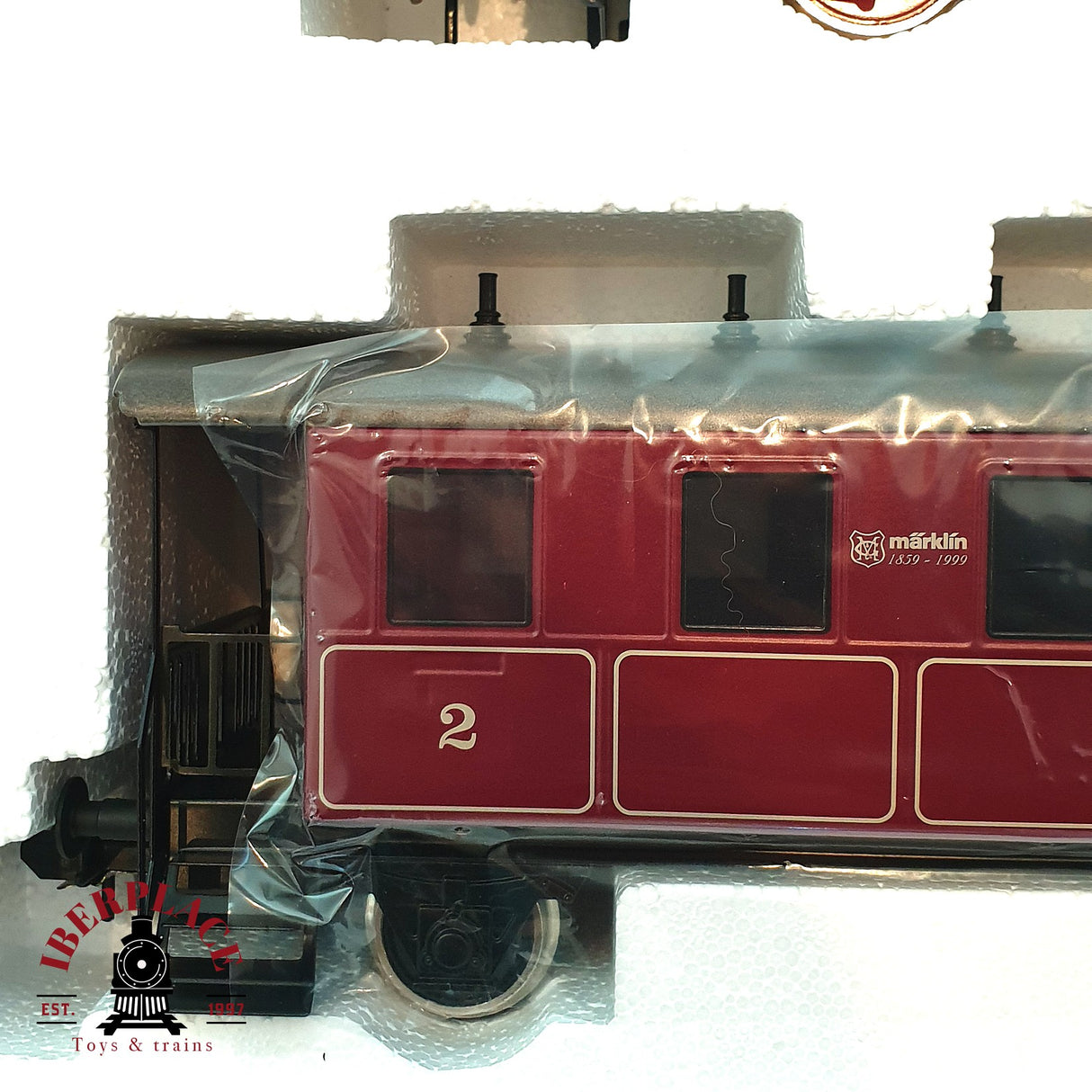 ♻️ 2 mano - Märklin 54103 E-Lok Glaskasten Tanzwagen digital Escala 1 A107