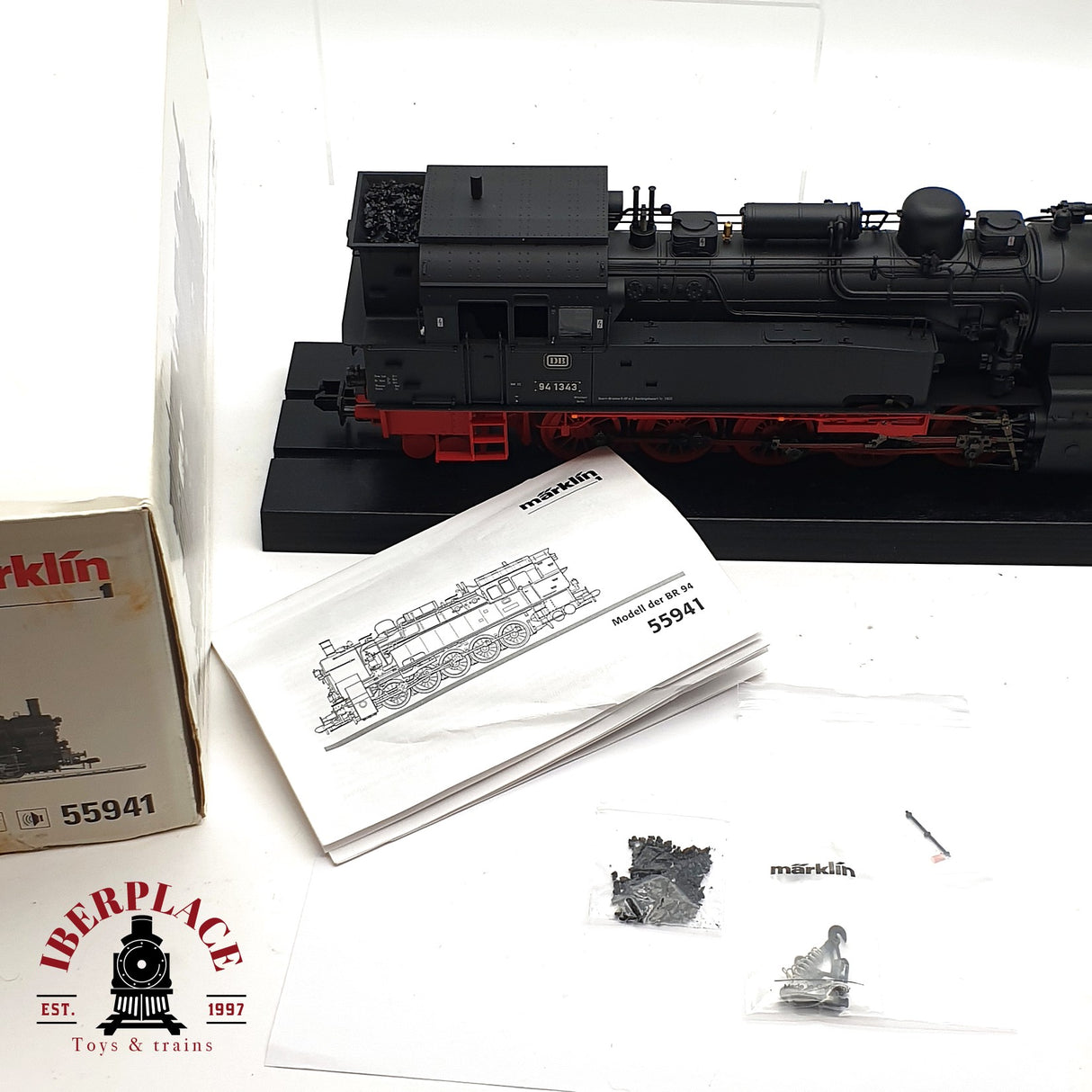 ♻️ 2 mano - Märklin 55941 Locomotora BR 94 con sonido Escala 1 A107