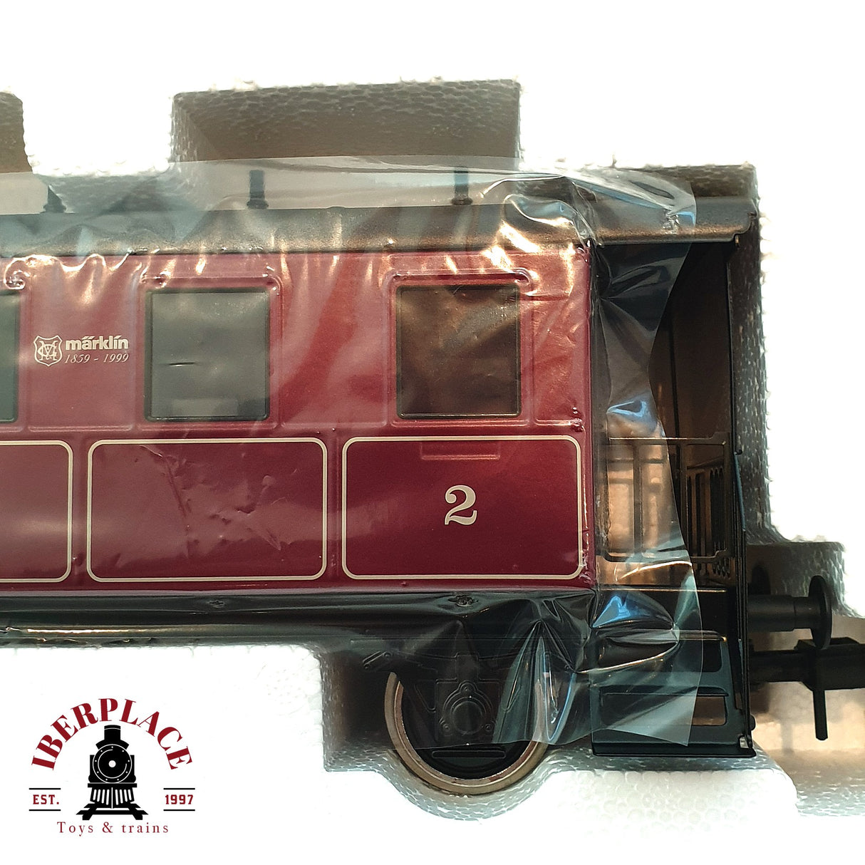 ♻️ 2 mano - Märklin 54103 E-Lok Glaskasten Tanzwagen digital Escala 1 A107