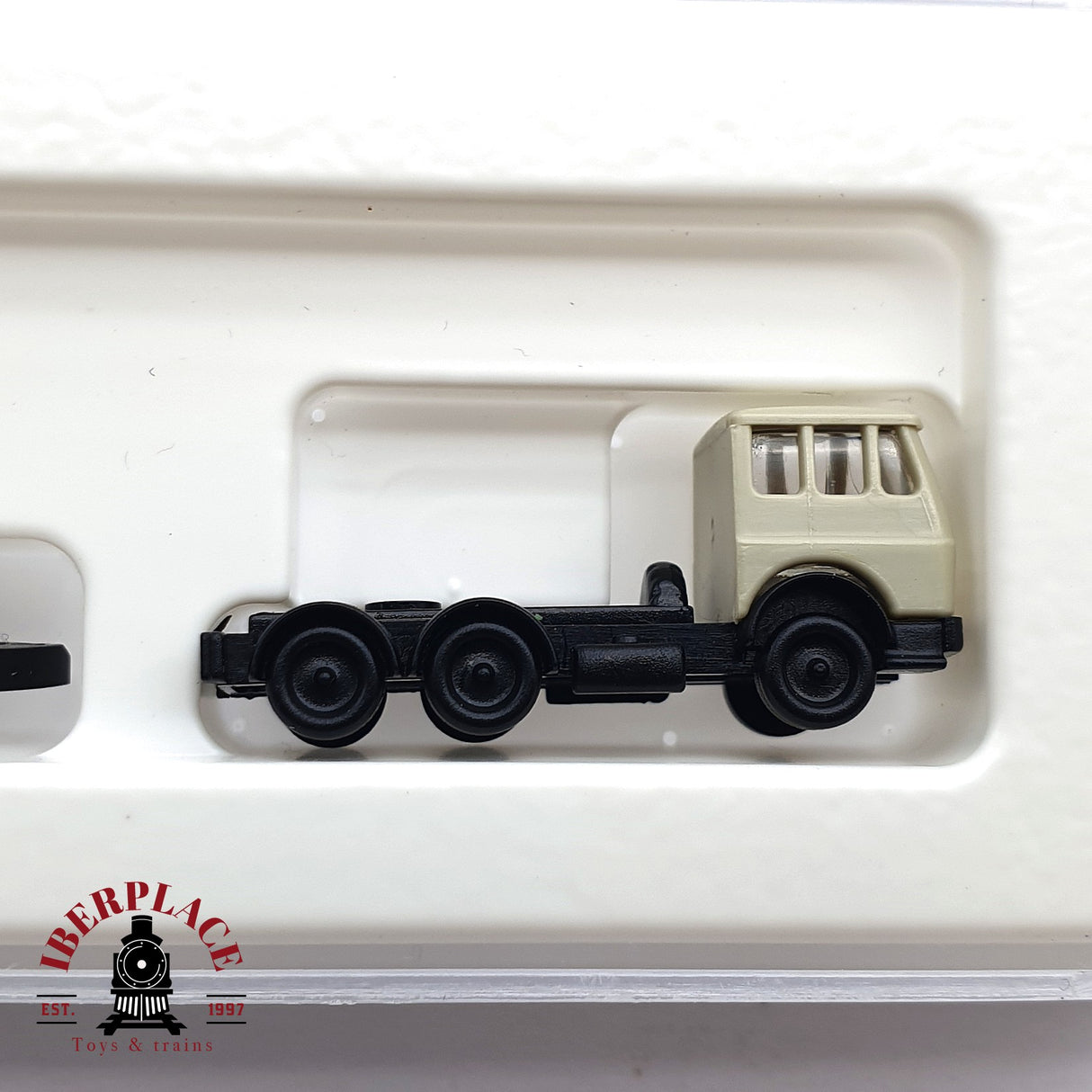 ♻️ 2 mano - Märklin 8662 vagón con contenedor Stiebel DB Z escala 1:220 EZ07