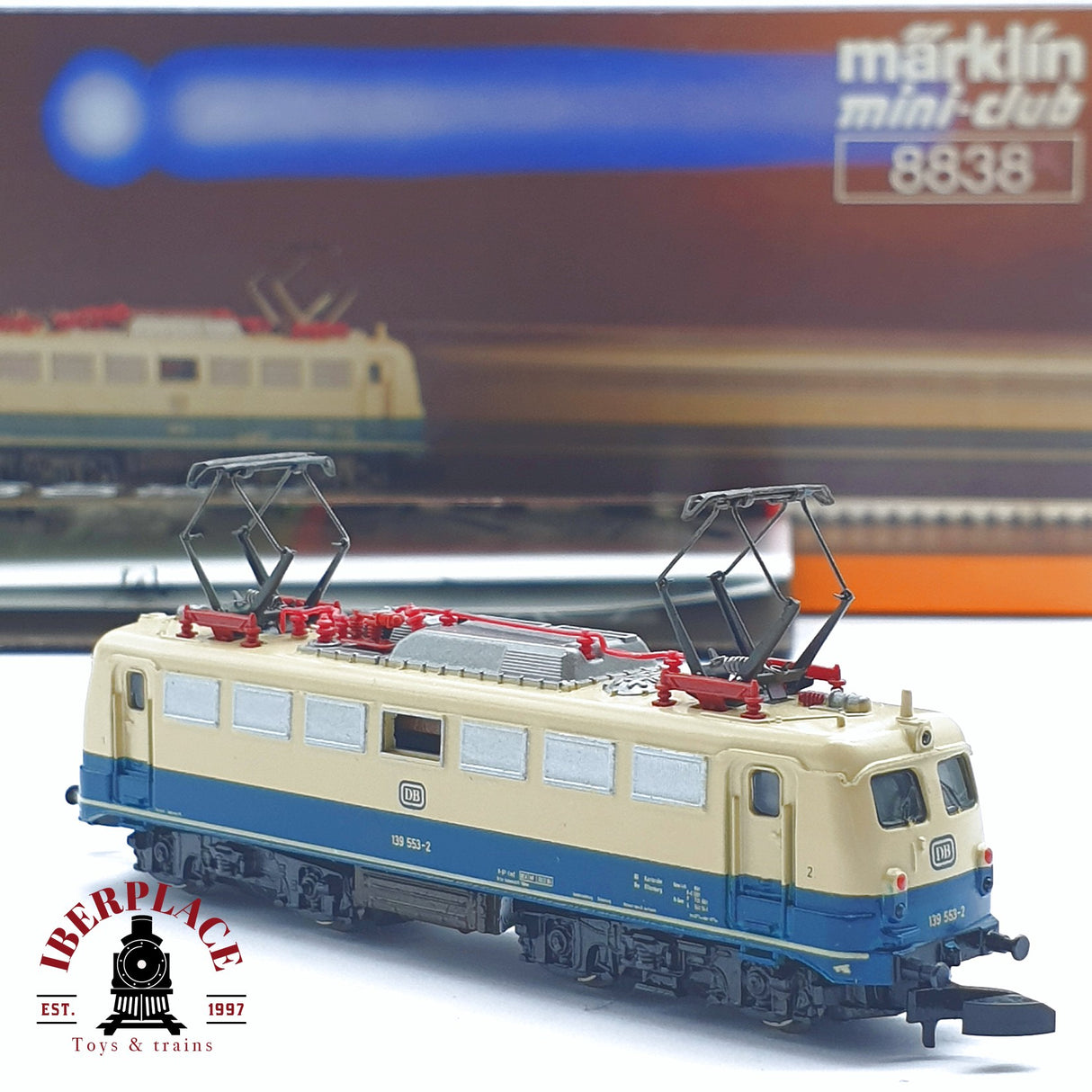 ♻️ 2 mano - Märklin 8838 Locomotora BR 139 DB Z escala 1:220 EZ07