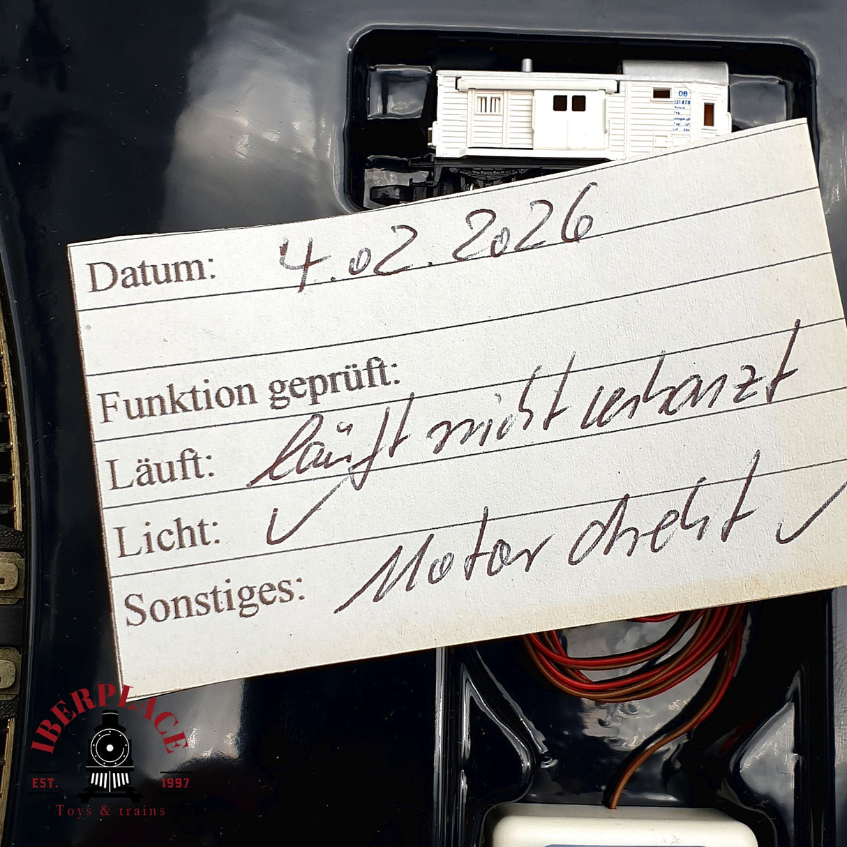 ♻️ 2 mano - Märklin 8114 set Locomotora 125 años cruz roja Z escala 1:220 EZ07