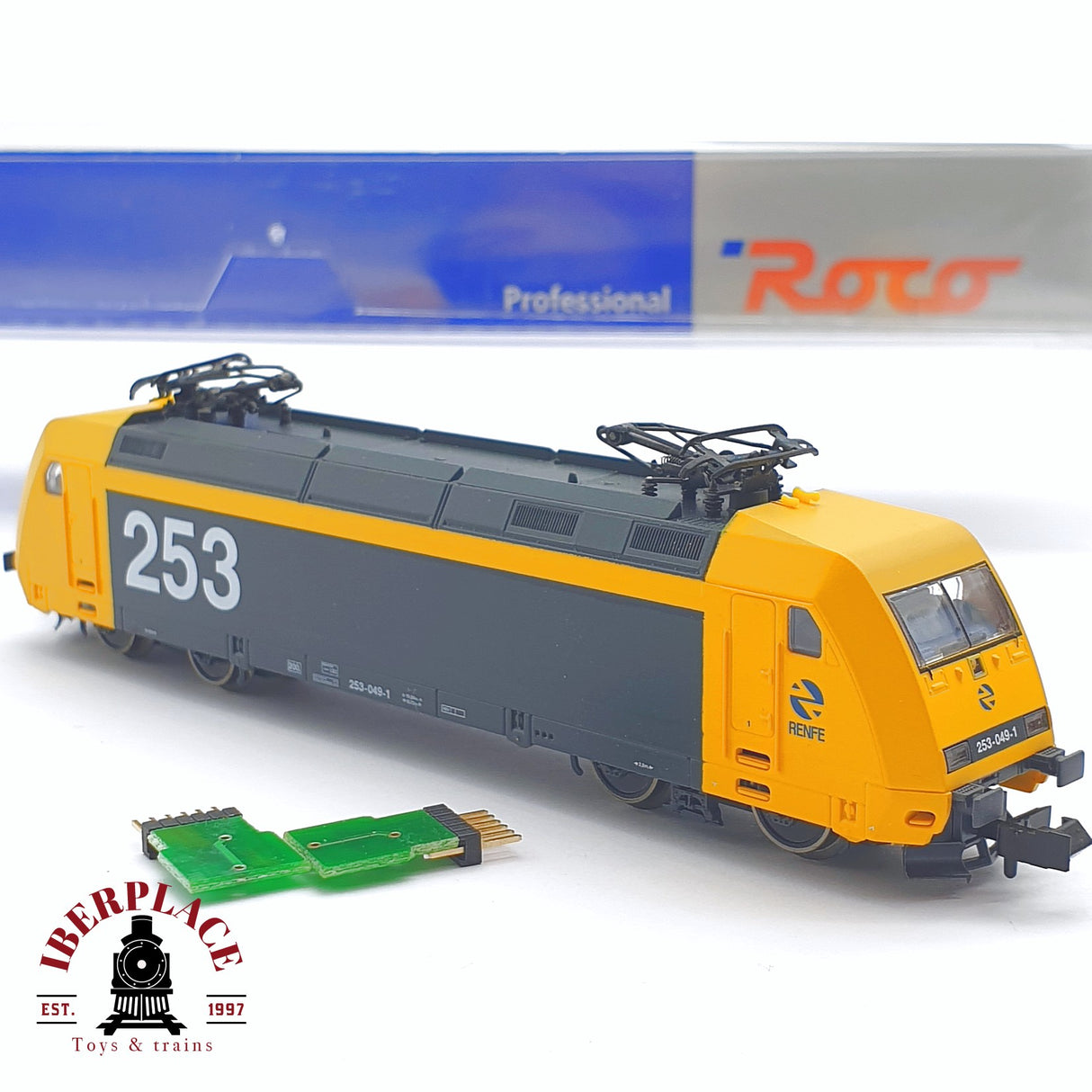 ♻️ 2 mano - Roco 23324 Locomotora RENFE 253 N escala 1:160 AN08