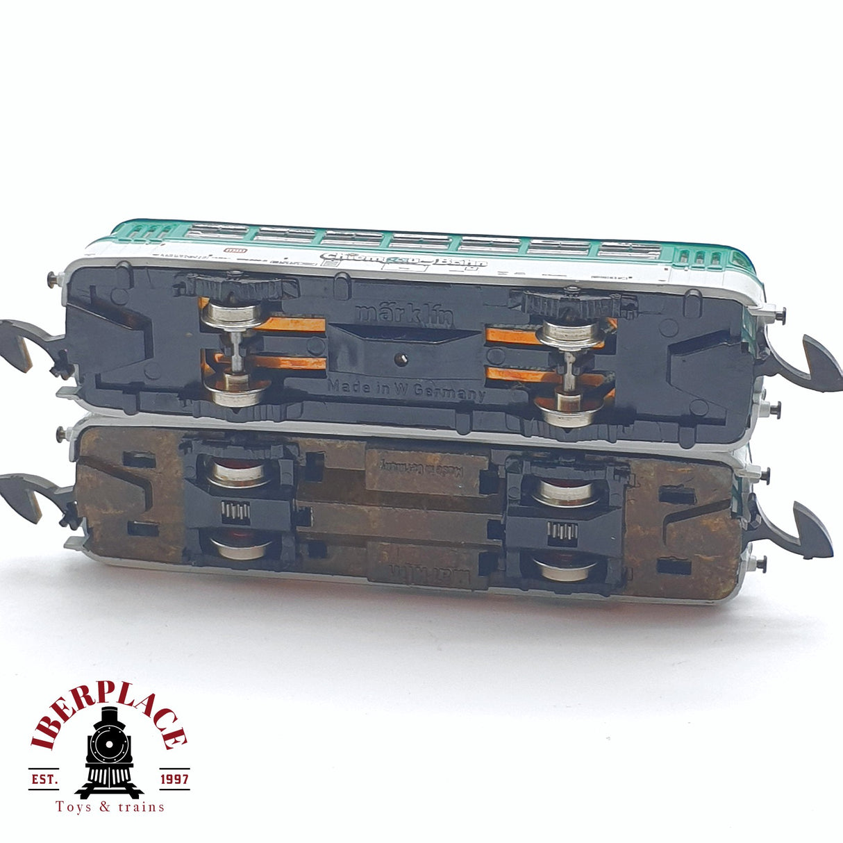 ♻️ 2 mano - Märklin 8112 Locomotora con remolque Chiemgau Bahn DB Z escala 1:220 EZ07