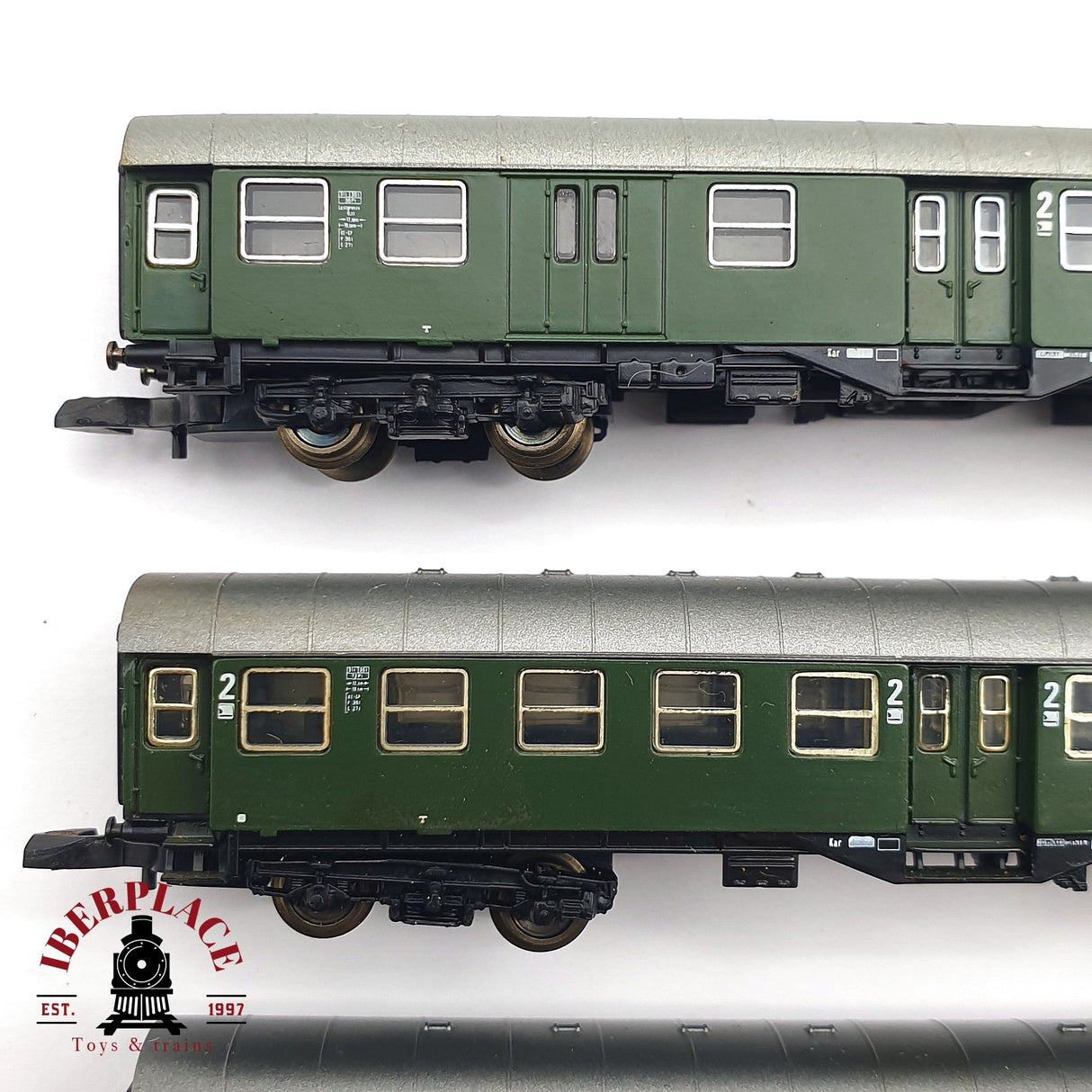 ♻️ 2 mano - Märklin 5x vagones pasajero calses 1-2 Z escala 1:220 EZ07