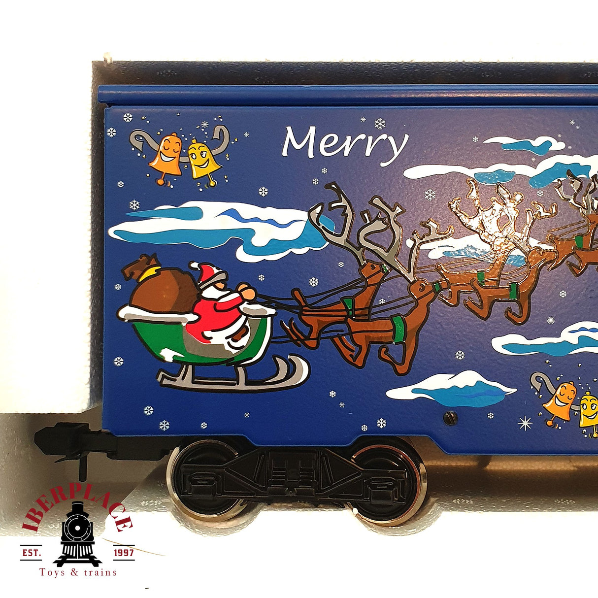 ♻️ 2 mano - Märklin 54415 Set Locomotora de navidad Santa Express Escala 1 A107