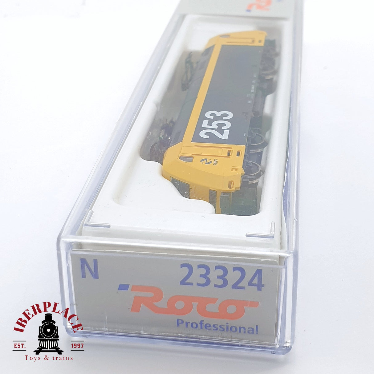 ♻️ 2 mano - Roco 23324 Locomotora RENFE 253 N escala 1:160 AN08