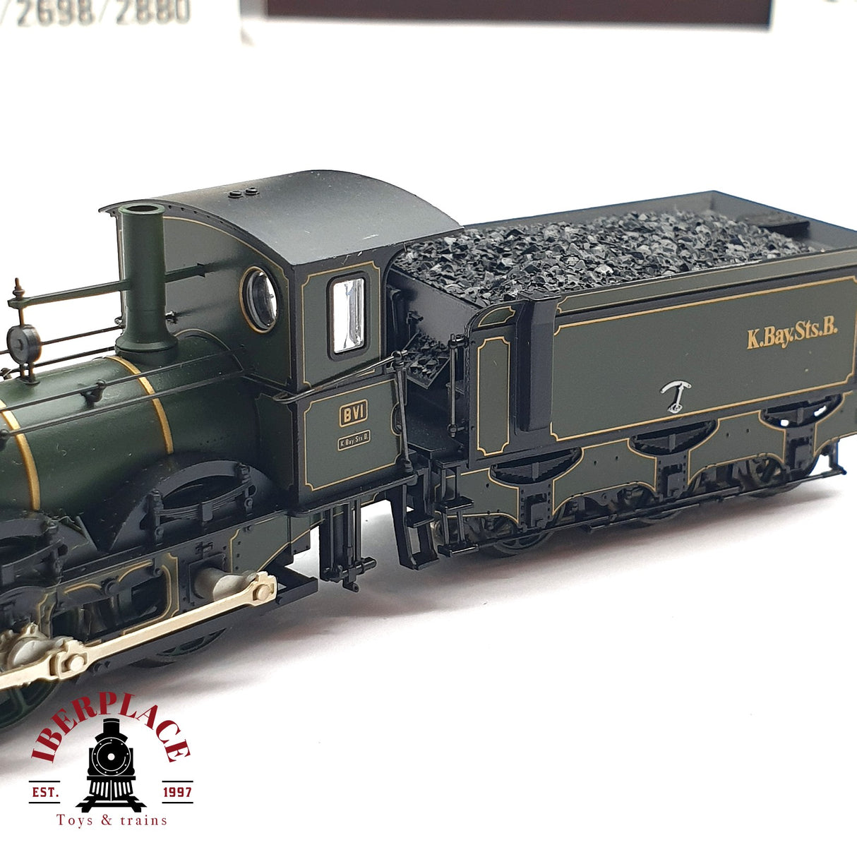 ♻️ 2 mano - Märklin 2680 Locomotora Digital Tristan con vitrina H0 escala 1:87 A107