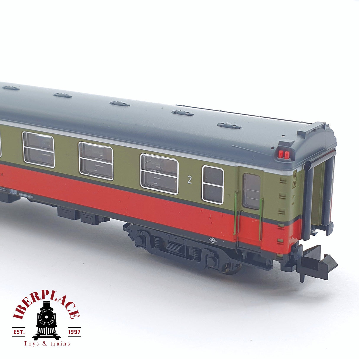 ♻️ 2 mano - KATO 156-2003 vagón pasajeros RENFE B7-6217 N escala 1:160 AN08