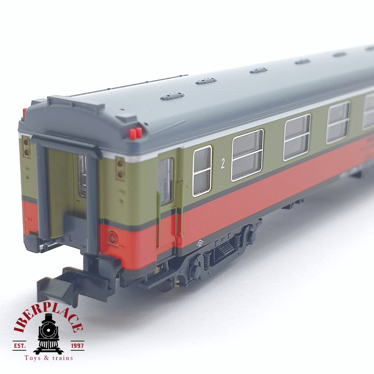 ♻️ 2 mano - KATO 156-2003 vagón pasajeros RENFE B7-6217 N escala 1:160 AN08