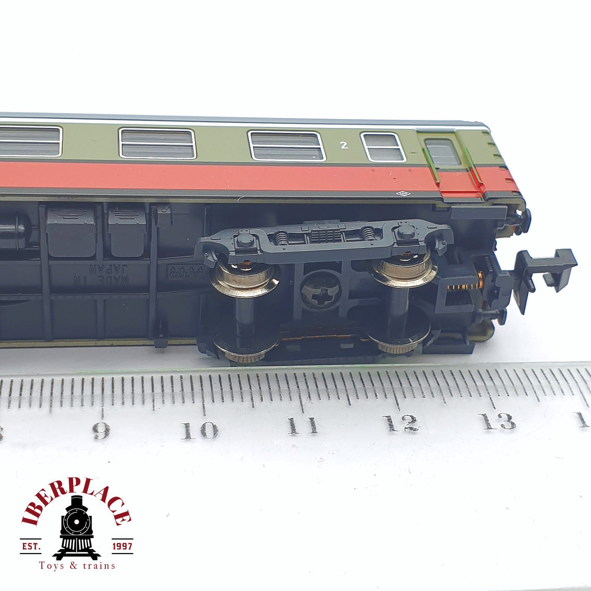 ♻️ 2 mano - KATO 156-2003 vagón pasajeros RENFE B7-6217 N escala 1:160 AN08