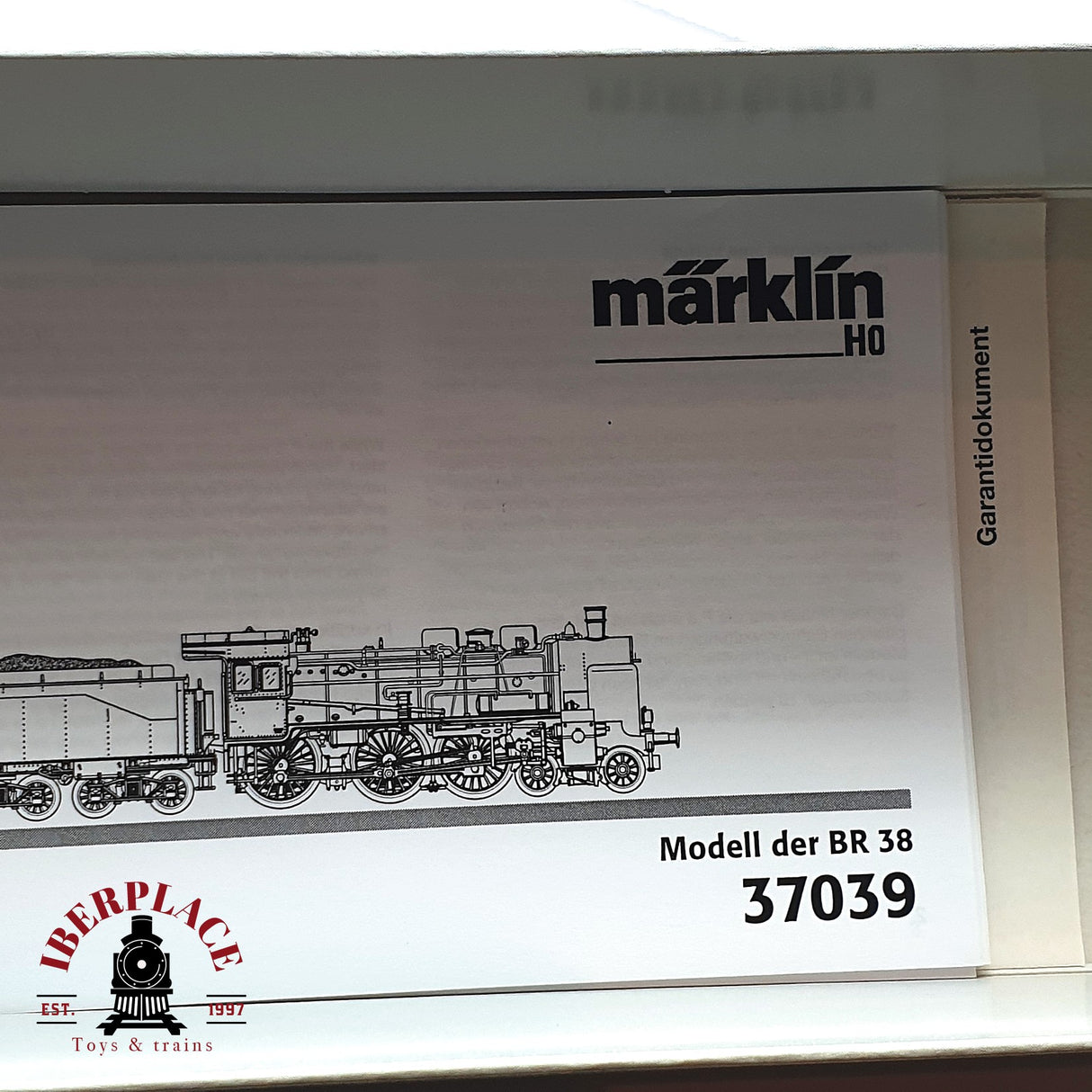 ♻️ 2 mano - Märklin 37039 Locomotora Digital BR 38 DR Con sonido H0 escala 1:87 A107