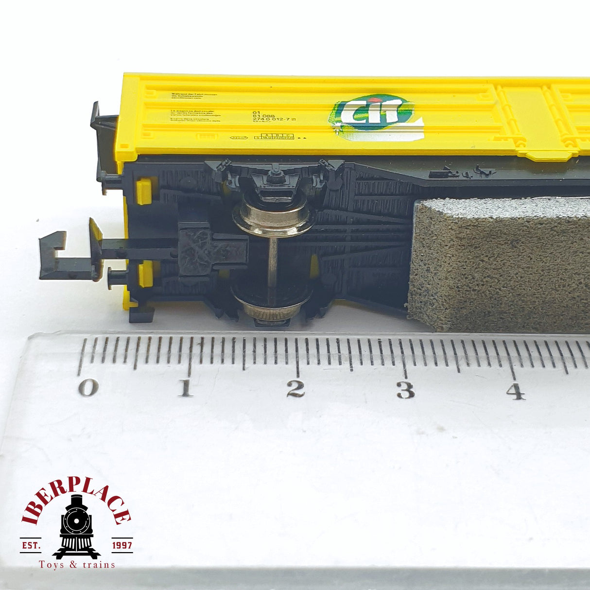 ♻️ 2 mano - Roco 25931 vagón limpia vías Cif ÖBB N escala 1:160 AN08