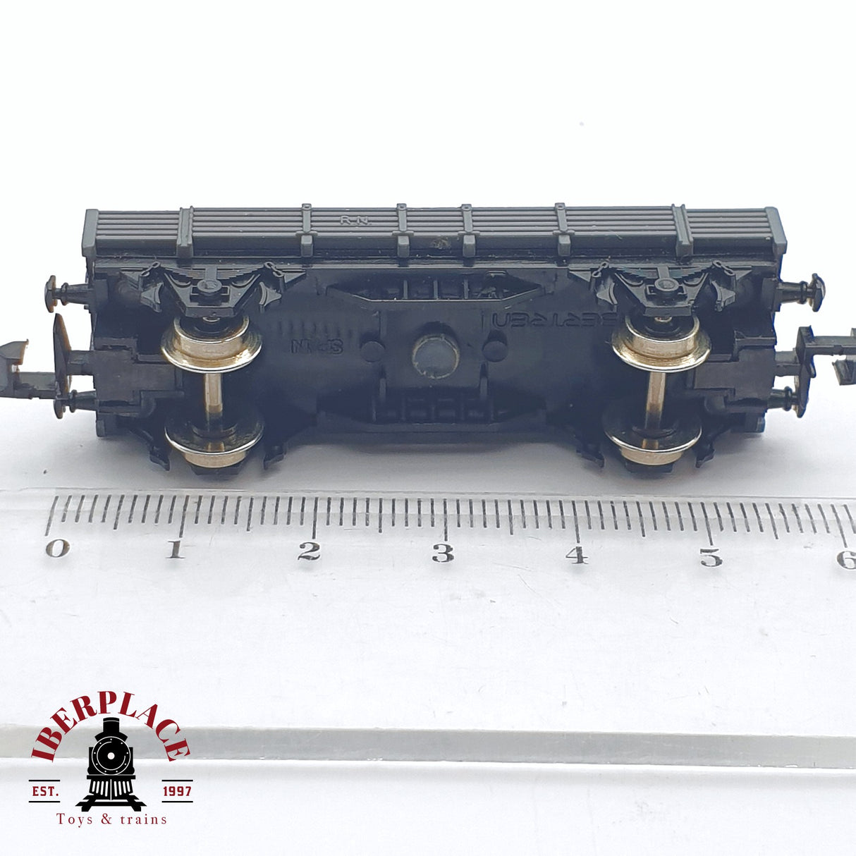 ♻️ 2 mano - IBERTREN 356 vagón bordes bajos RENFE N escala 1:160 AN08