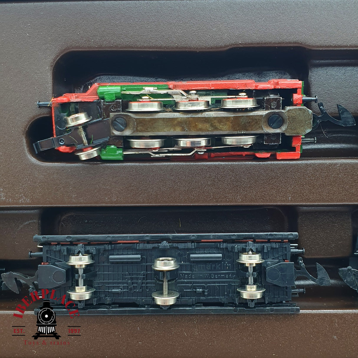 ♻️ 2 mano - Märklin 8104 set Locomotora K.P.E.V 7777 Z escala 1:220 EZ07