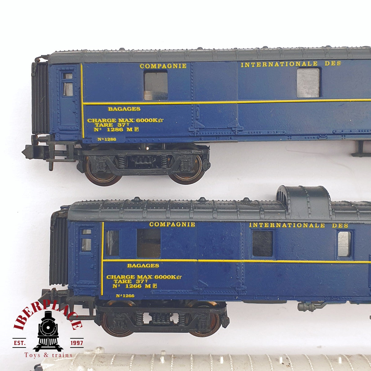 ♻️ 2 mano - Arnold 5x vagones pasajero equipaje, cama, restaurante CIWL N escala 1:160 AN03