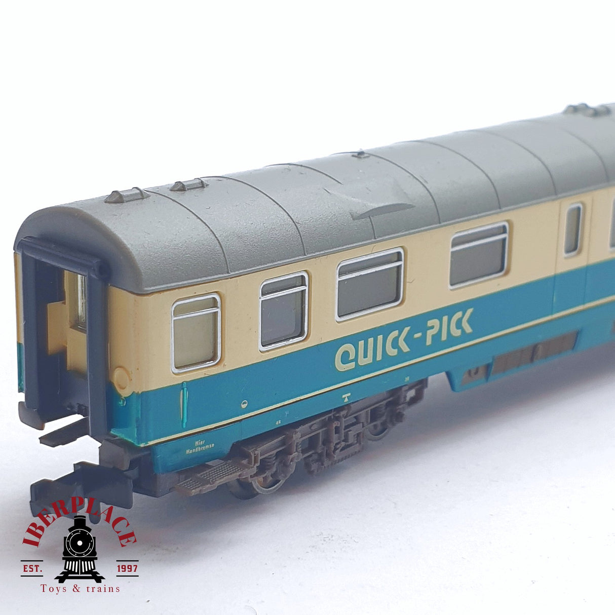 ♻️ 2 mano - Fleischmann vagón pasajeros quick pick DB N escala 1:160 AN03