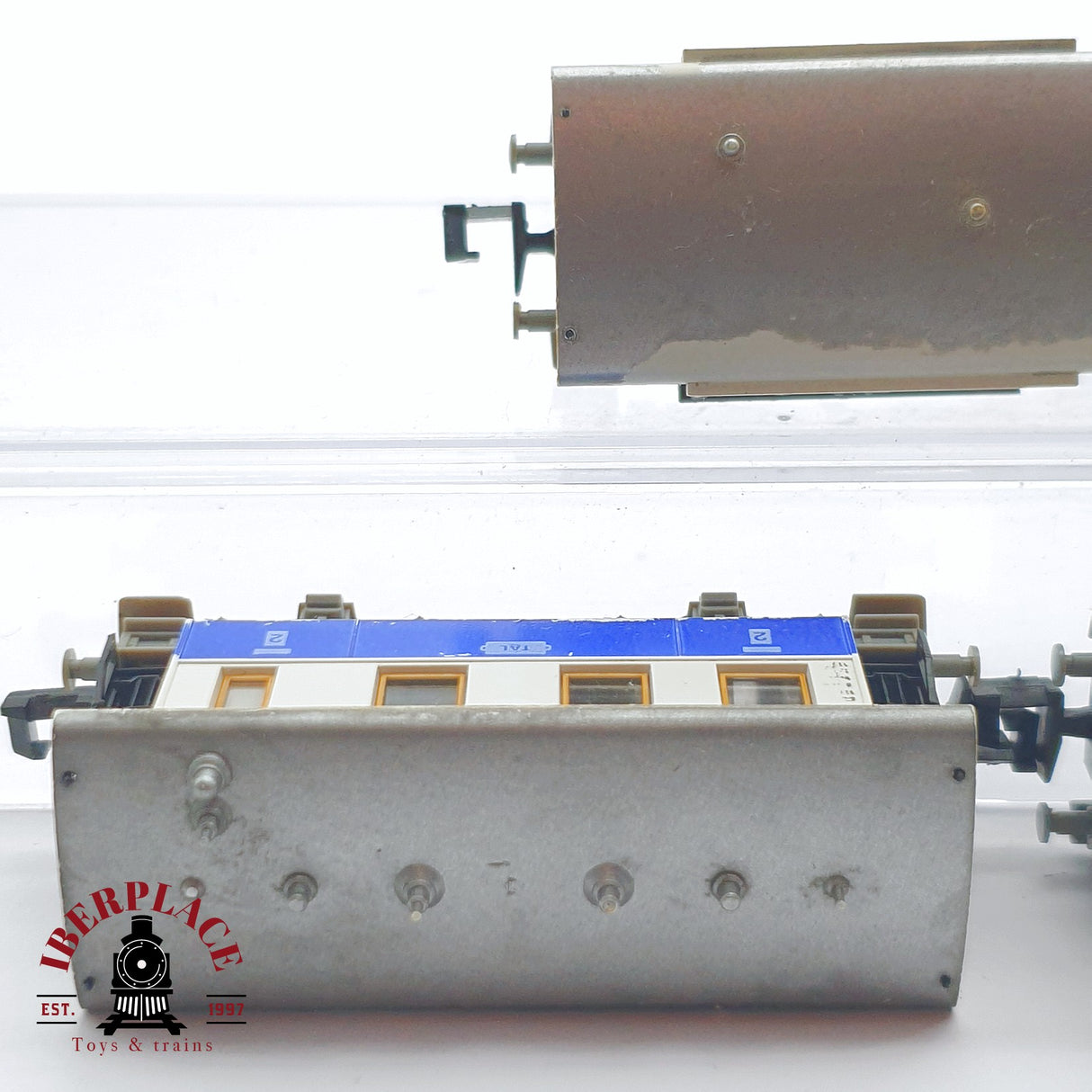 ♻️ 2 mano - 3x Fleischmann vagones pasajero y equipaje TAL N escala 1:160 AN03