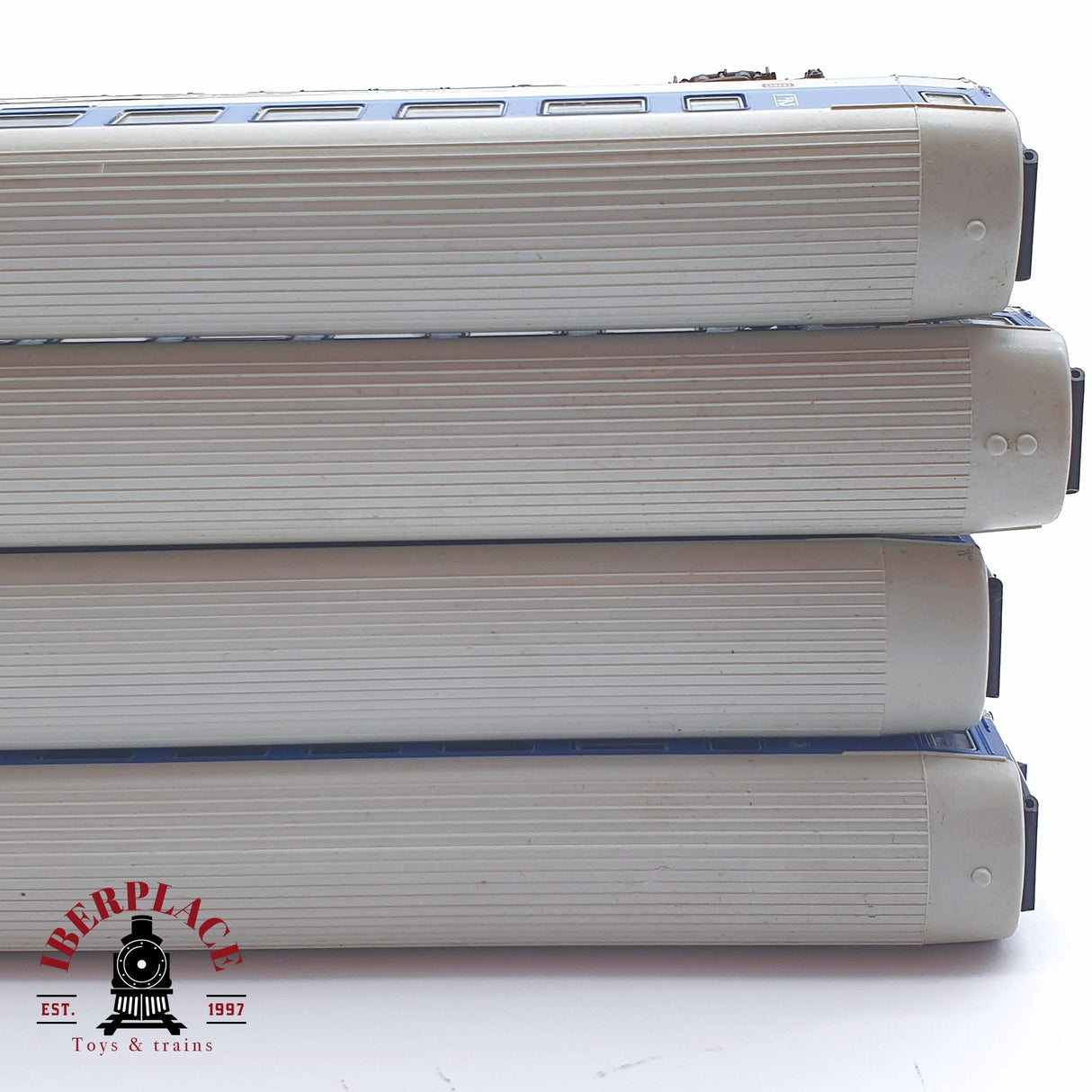 ♻️ 2 mano - 4x Fleischmann vagones pasajero DB Kinderland N escala 1:160 AN03