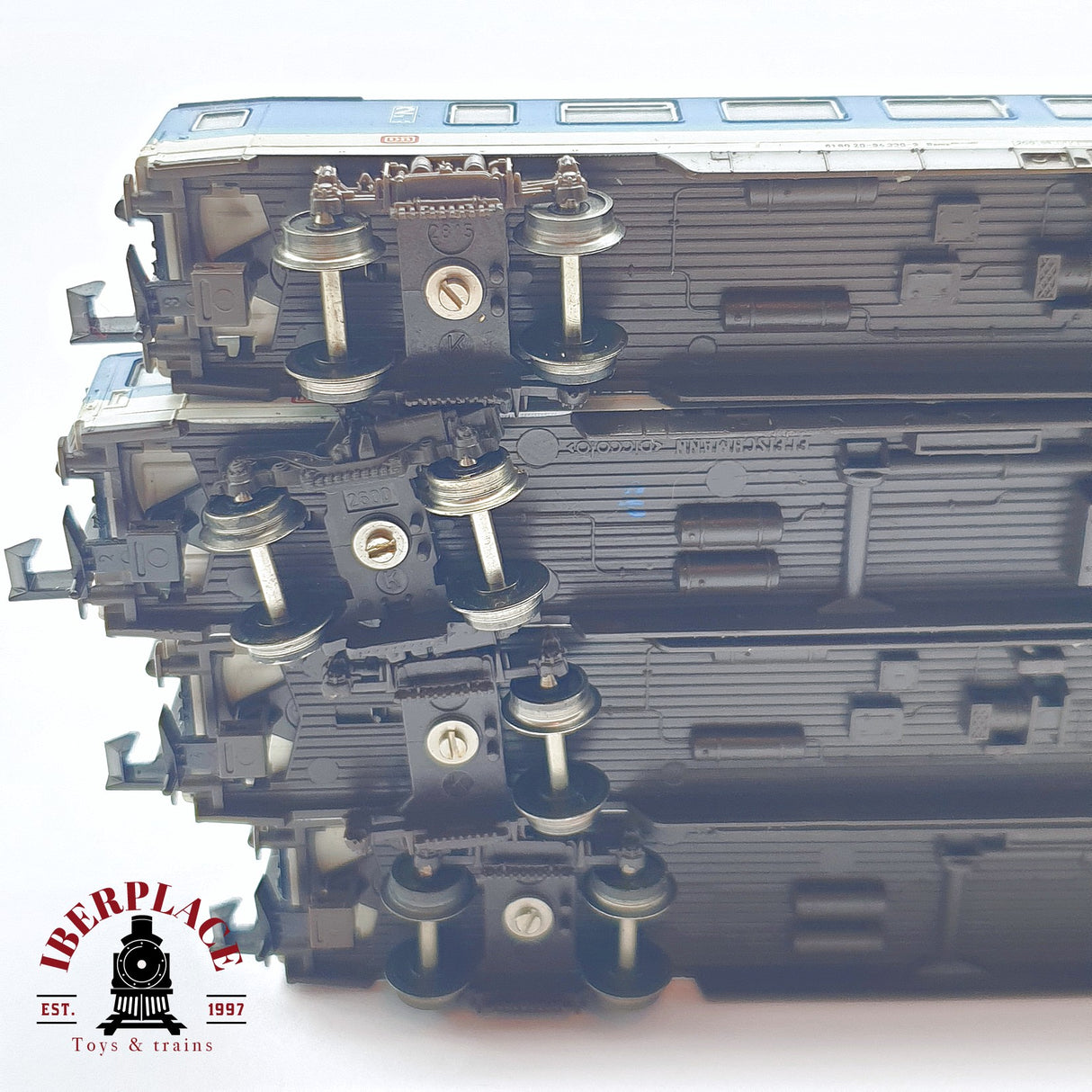 ♻️ 2 mano - 4x Fleischmann vagones pasajero DB Kinderland N escala 1:160 AN03