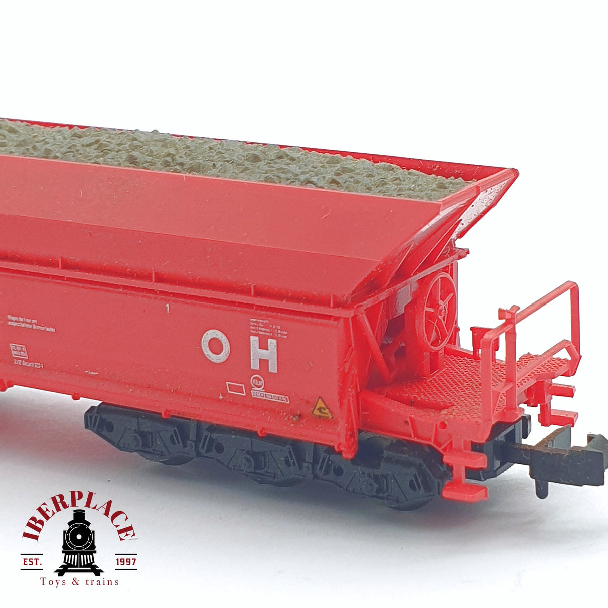♻️ 2 mano - Roco 25229 vagón mercancía cargo DB N escala 1:160 AN03