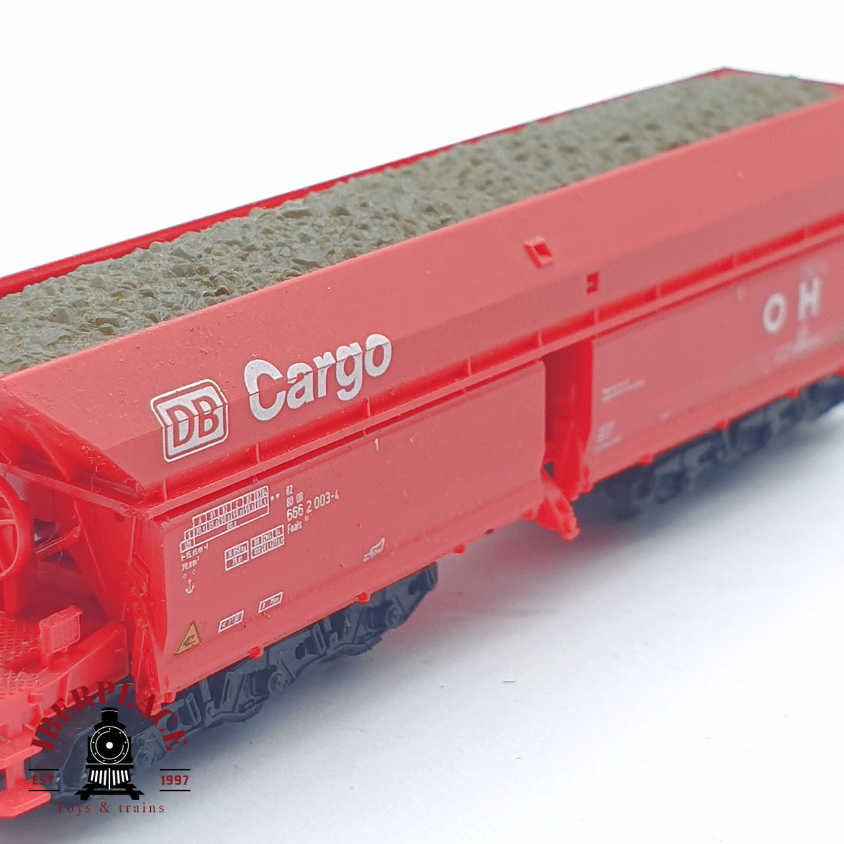 ♻️ 2 mano - Roco 25229 vagón mercancía cargo DB N escala 1:160 AN03