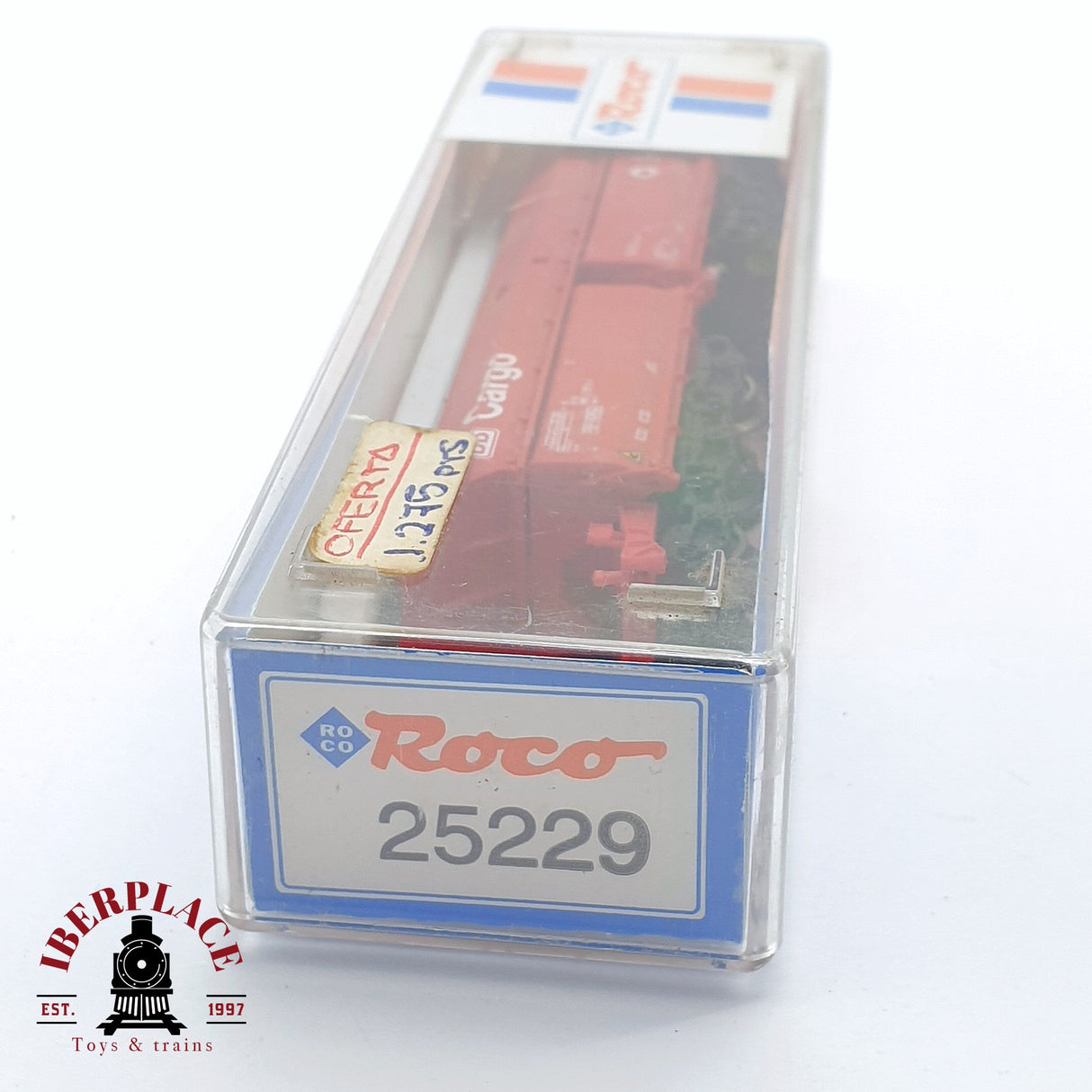 ♻️ 2 mano - Roco 25229 vagón mercancía cargo DB N escala 1:160 AN03