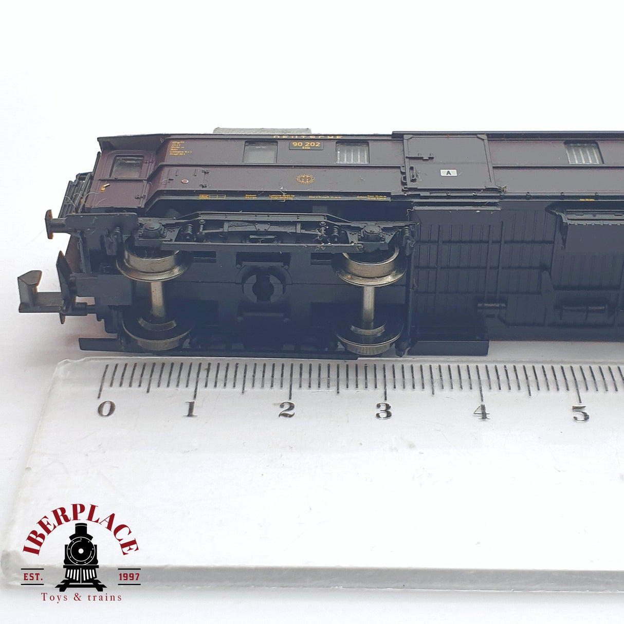 ♻️ 2 mano - Minitrix vagón equipajes DRG 90 202 N escala 1:160 AN03