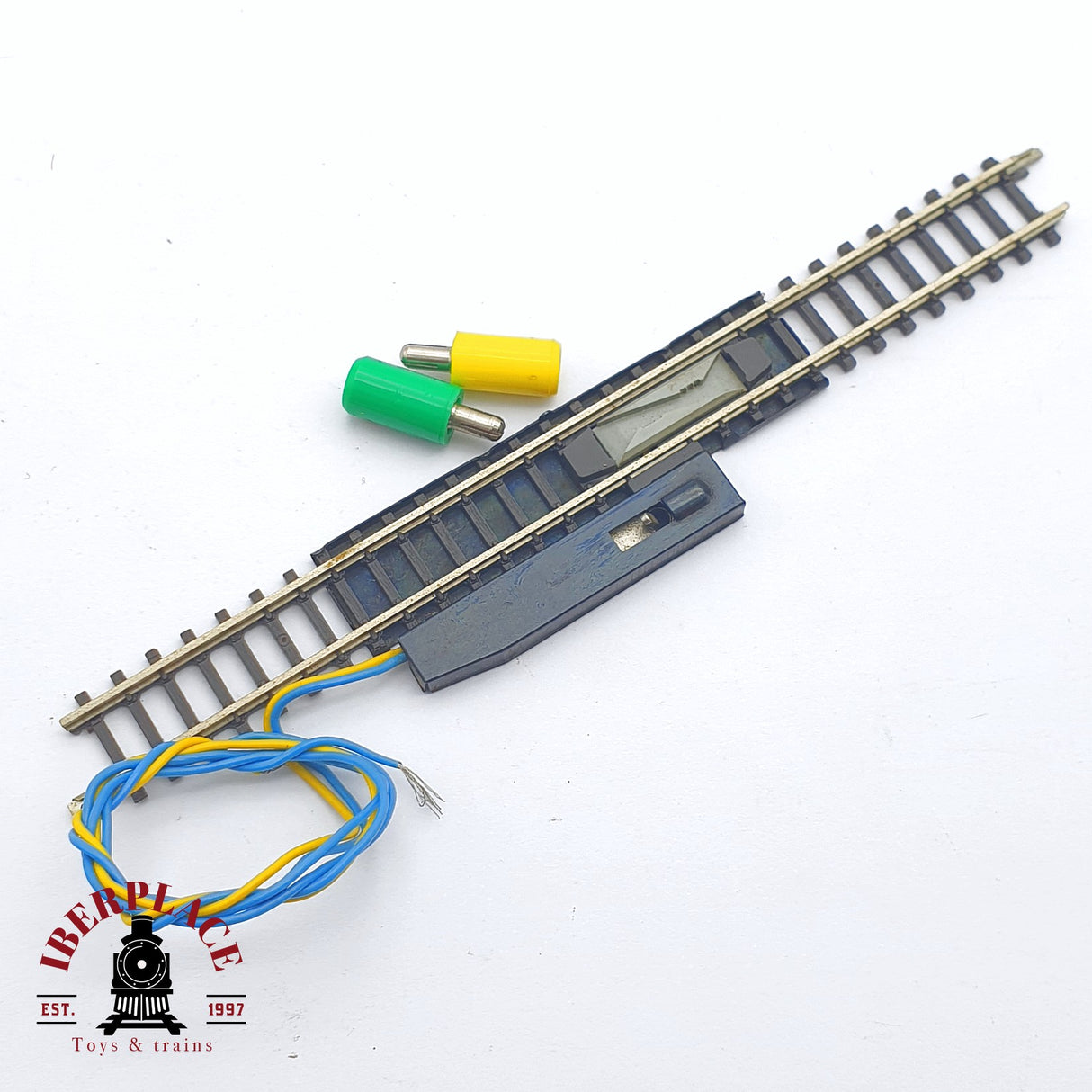 ♻️ 2 mano - Märklin 8597 vía de desenganche eléctrico Z escala 1:220 AN03 1/2