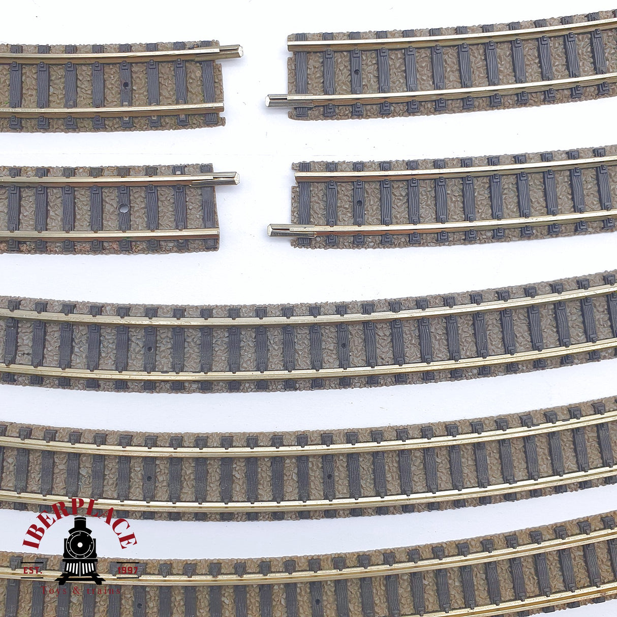 ♻️ 2 mano - Fleischmann 14x 9136 9135 vias curvas N escala 1:160 AN03