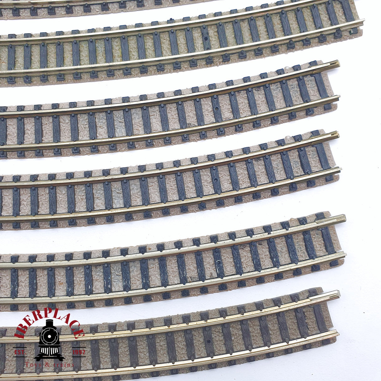 ♻️ 2 mano - Fleischmann 10x 9135 vías curvas N escala 1:160 AN03