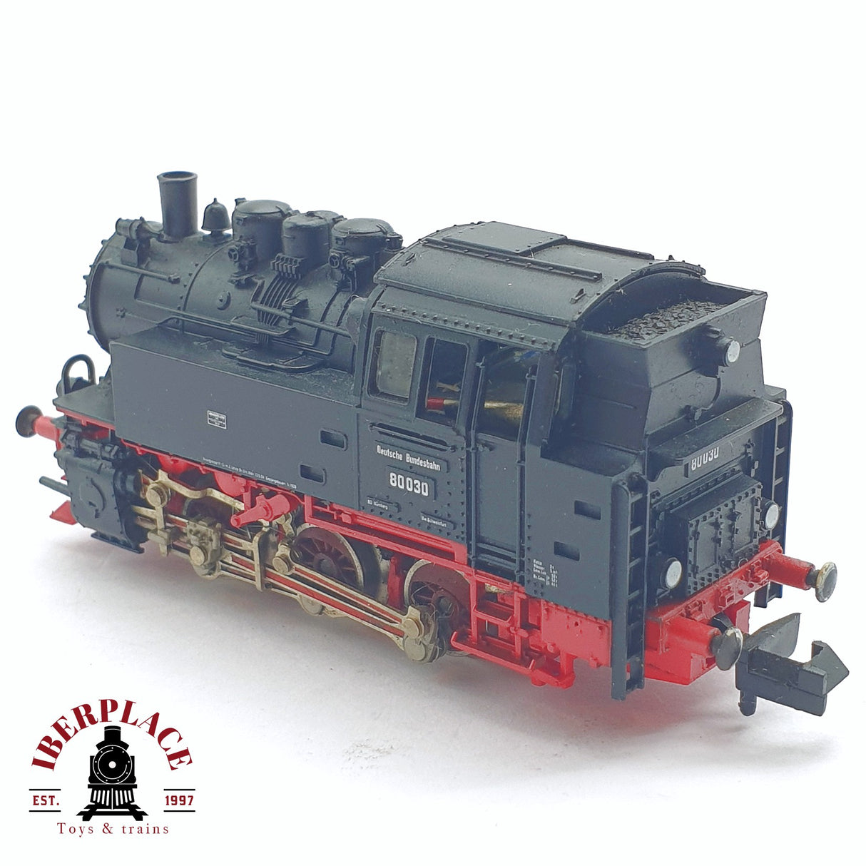 ♻️ 2 mano - Fleischmann Locomotora DB 80 030 N escala 1:160 AN03