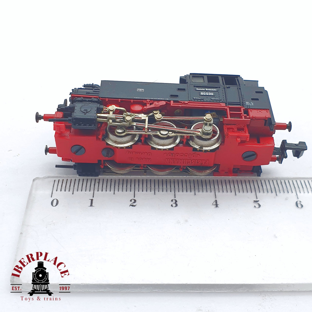 ♻️ 2 mano - Fleischmann Locomotora DB 80 030 N escala 1:160 AN03