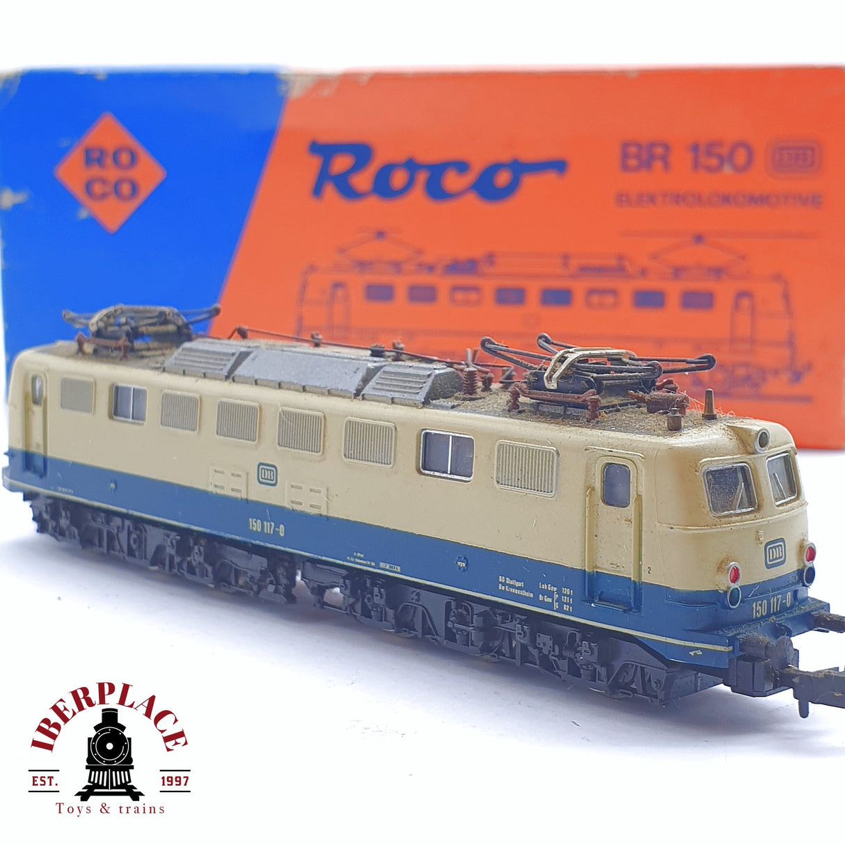 ♻️ 2 mano - Roco 02163A Locomotora BR 150 DB N escala 1:160 TEN06